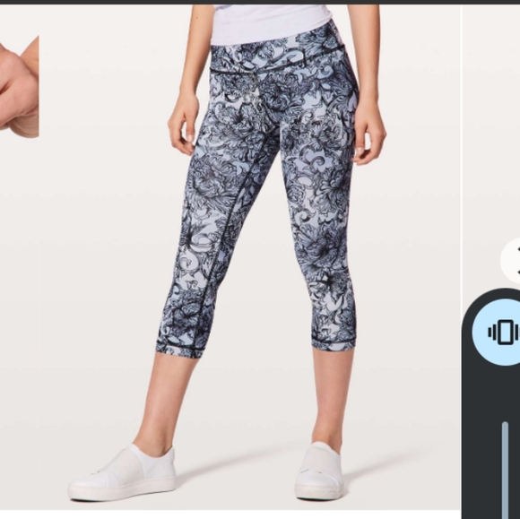 Lululemon Wunder Under Light Purple Size 6 Crop 21" Leggings - Picture 2 of 6